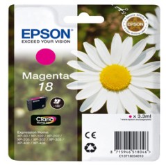 CARTUCCIA MAGENTA EPSON CLARIA HOME SERIE 18/MARGHERITA IN CONF. BLISTER RS