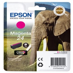 CARTUCCIA MAGENTA CLARIA PHOTO HD SERIE 24 ELEFANTE