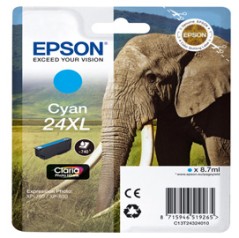 CARTUCCIA CIANO CLARIA PHOTO HD SERIE 24XL ELEFANTE BLISTER