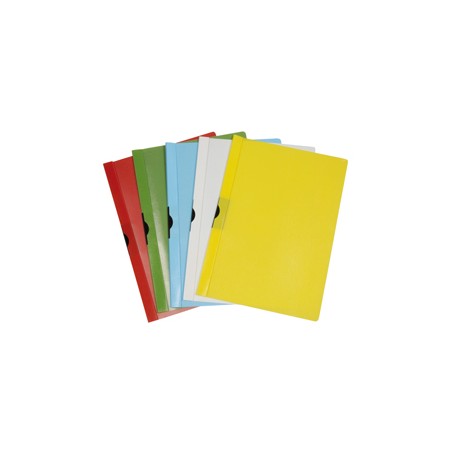 CARTELLINA PVC C/MOLLA DORSO 5 BIANCO SPRING FILE 22X31