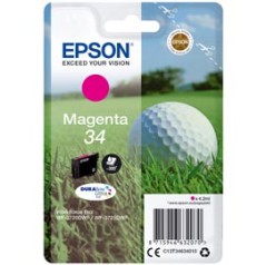 CARTUCCIA INCHIOSTRO MAGENTA 34 PALLINA DA GOLF