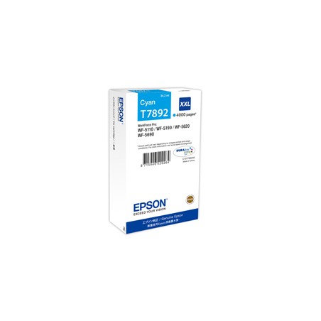 TANICA INCHIOSTRO A PIGMENTI CIANO EPSON DURABRITE ULTRA SERIE T789 XXL