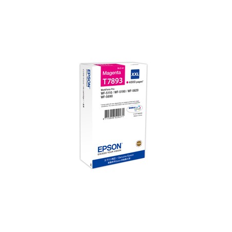 TANICA INCHIOSTRO A PIGMENTI MAGENTA EPSON DURABRITE ULTRA SERIE T789 XXL