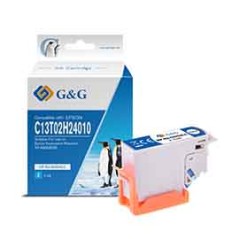 Cartuccia ink compatibile GG Ciano per Epson Expression Premium XP-6000/6005