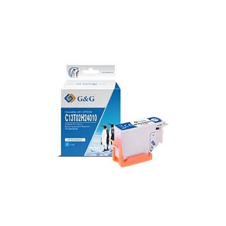 Cartuccia ink compatibile GG Ciano per Epson Expression Premium XP-6000/6005