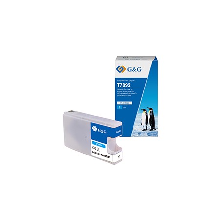 Cartuccia ink compatibile GG Ciano per Epson workforce pro wf-5690dwf/ wf-5620d