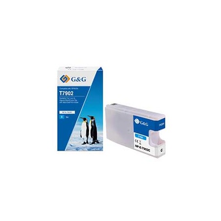 Cartuccia ink compatibile GG Ciano per Epson WorkForce Pro WF-5620DWF/WF-5110DW