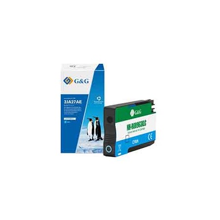 Cartuccia ink compatibile GG Ciano per HP OfficeJet Pro 9010/9010e/9012/9012e