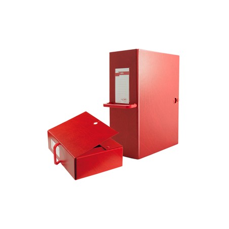 Scatola archivio Big 160 250x350mm rosso c/maniglia Sei Rota