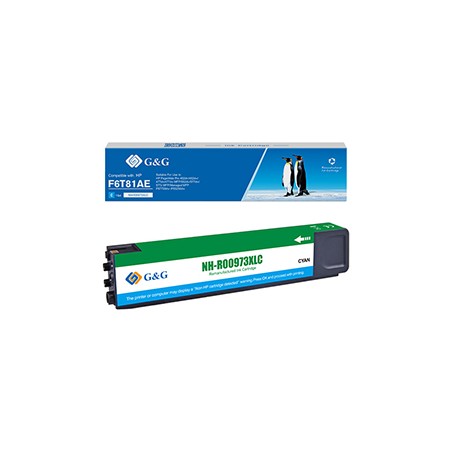 Cartuccia ink compatibile GG Ciano per HP PageWide Pro 452dn/452dw/477dn/477dw