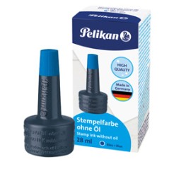 INCHIOSTRO BLU 4K S/OLIO 28ML X CUSCINETTI PELIKAN