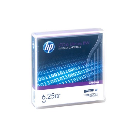 CARTUCCIA DATI HP ULTRIUM LTO-6 6,25 TB MP RW