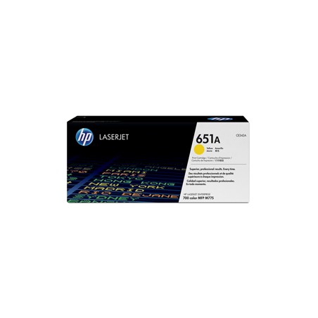 HP 651A TONER CARTRIDGE GIALLO