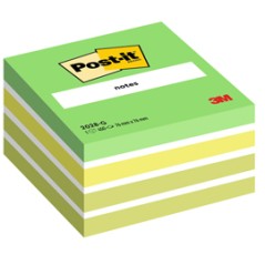 BLOCCO CUBO 450foglietti Post-itÂ® 76x76mm 2028-G PASTELLO VERDE