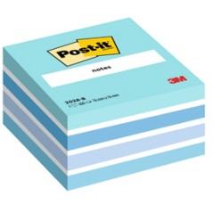 BLOCCO CUBO 450foglietti Post-itÂ® 76x76mm 2028-B PASTELLO BLU