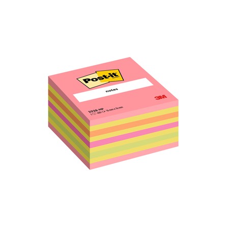 BLOCCO CUBO 450foglietti Post-itÂ® 76x76mm 2028-NP ROSA GUAVA