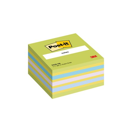 BLOCCO CUBO 450foglietti Post-itÂ® 76x76mm 2028-NB VERDE LIME/BLU