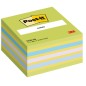 BLOCCO CUBO 450foglietti Post-itÂ® 76x76mm 2028-NB VERDE LIME/BLU