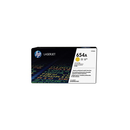 HP 654A TONER CARTRIDGE GIALLO LASER JET