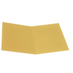 100 CARTELLINE SEMPLICI GIALLO S/STAMPA 145GR