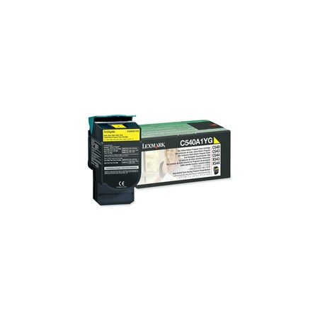 TONER RETURN PROGRAM GIALLO C540 C543 C544 X543 CAPACITA' STANDARD