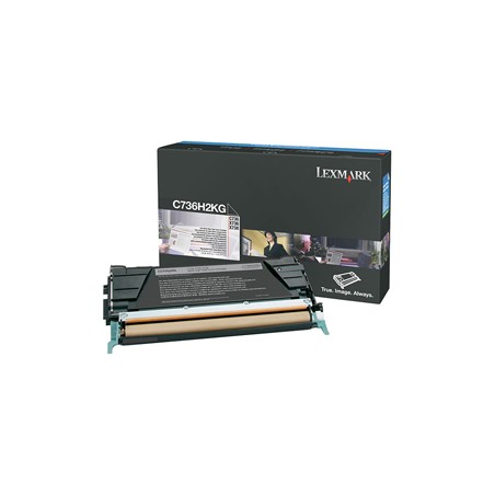 TONER NERO NON RETURN PROGRAM C736 X736 X738 ALTA CAPACITA'