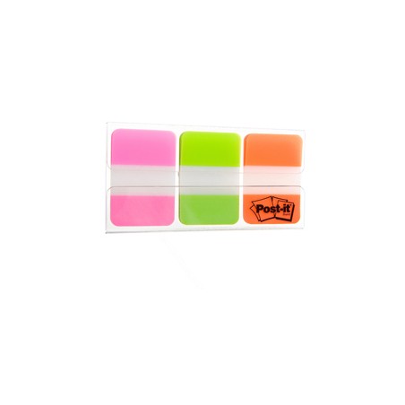 Dispenser 66 Post-itÂ® INDEX STRONG 686-PGOEU 25X38MM COLORI VIVACI