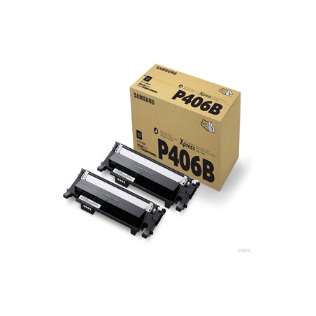 Hp/Samsung Toner Nero CLT-P406B: confezione da 2