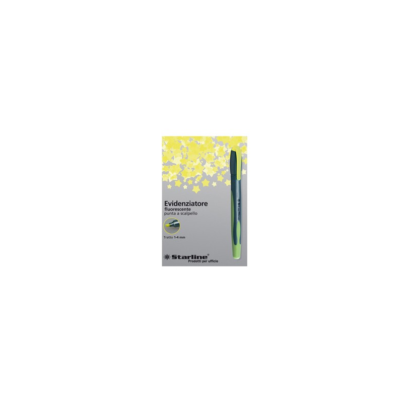 EVIDENZIATORE STARLINE GIALLO P.SCALPELLO 1-4MM