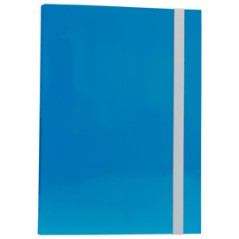 CARTELLA PROGETTO DORSO 3CM C/ELASTICO AZZURRO STARLINE