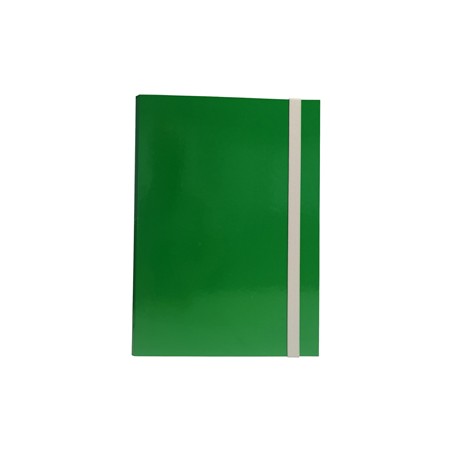 CARTELLA PROGETTO DORSO 3CM C/ELASTICO VERDE STARLINE