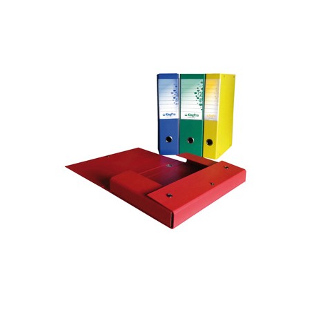 SCATOLA PROGETTO KingPro 10 ROSSO c/portaetichetta STARLINE