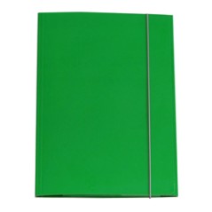 Cartella con elastico 25x34cm Verde Queen Starline