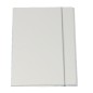 Cartella con elastico 25x34cm Bianco Queen Starline