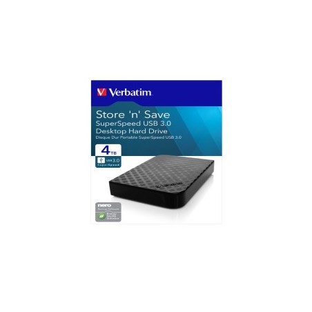 Verbatim HDD esterno 3.5" 4TB USB 3.0