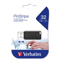 MEMORIE USB STORE 'N' GO PINSTRIPE NERO DA 32GB