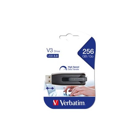 MEMORIA USB 3.0 SUPERSPEED - STORE 'N' GO V3 USB DRIVE 256GB (NERO)