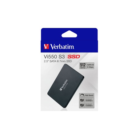 Verbatim SSD Interno Vi550 SATA III 2.5'' SSD 512GB