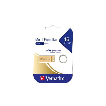 METAL EXECUTIVE USB32.0 DRIVE GOLD 16GB