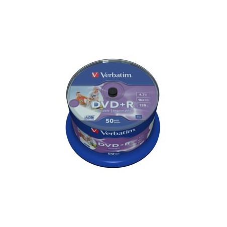 SCATOLA 50 DVD+R 4.7GB / 120' STAMPABILE WIDE PRINT NO ID NR. SPINDLE