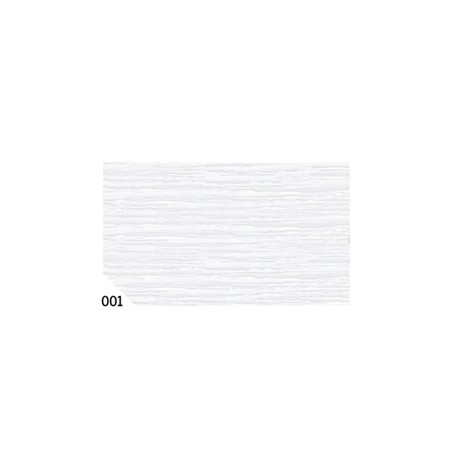 10RT CARTA CRESPA BIANCO 001 (50X250CM) 48gr/mÂ² Rex Sadoch