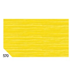 10RT CARTA CRESPA GIALLO 570 (50X250CM) 48gr/mÂ² Rex Sadoch