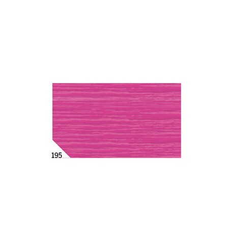 10RT CARTA CRESPA FUCSIA 195 (50X250CM) 48gr/mÂ² Rex Sadoch