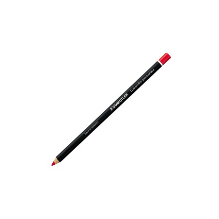 MATITA LUMOCOLORÂ® PERMANENTE GLASOCHROM ROSSO STAEDTLER