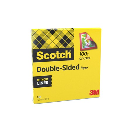 NASTRO BIADESIVO 32,9MTX12,7MM 665 PERMANENTE S/LINER ScotchÂ®