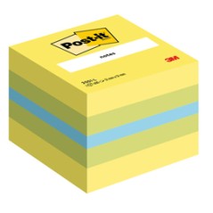 BLOCCO MINICUBO 400foglietti Post-itÂ® 51x51mm 2051-L LIMONE NEON