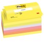 BLOCCO Post-itÂ® Super Sticky Z-Notes 76x127mm 100fg R350NR ASSORT.NEON