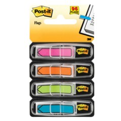 MINISET FRECCE 96 SEGNAPAGINA Post-itÂ® INDEX 684-ARR4 IN 4 COLORI VIVACI