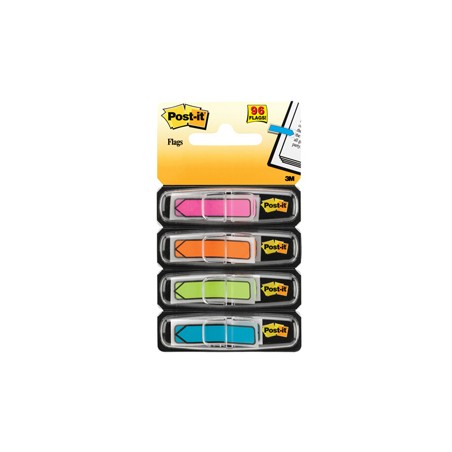 MINISET FRECCE 96 SEGNAPAGINA Post-itÂ® INDEX 684-ARR4 IN 4 COLORI VIVACI