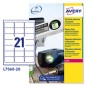 Poliestere adesivo L7060 bianco 20fg A4 63,5x38,1mm (21et/fg) laser Avery